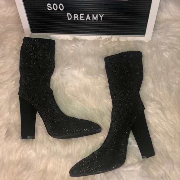 bamboo booties black